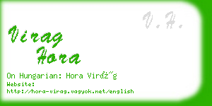 virag hora business card